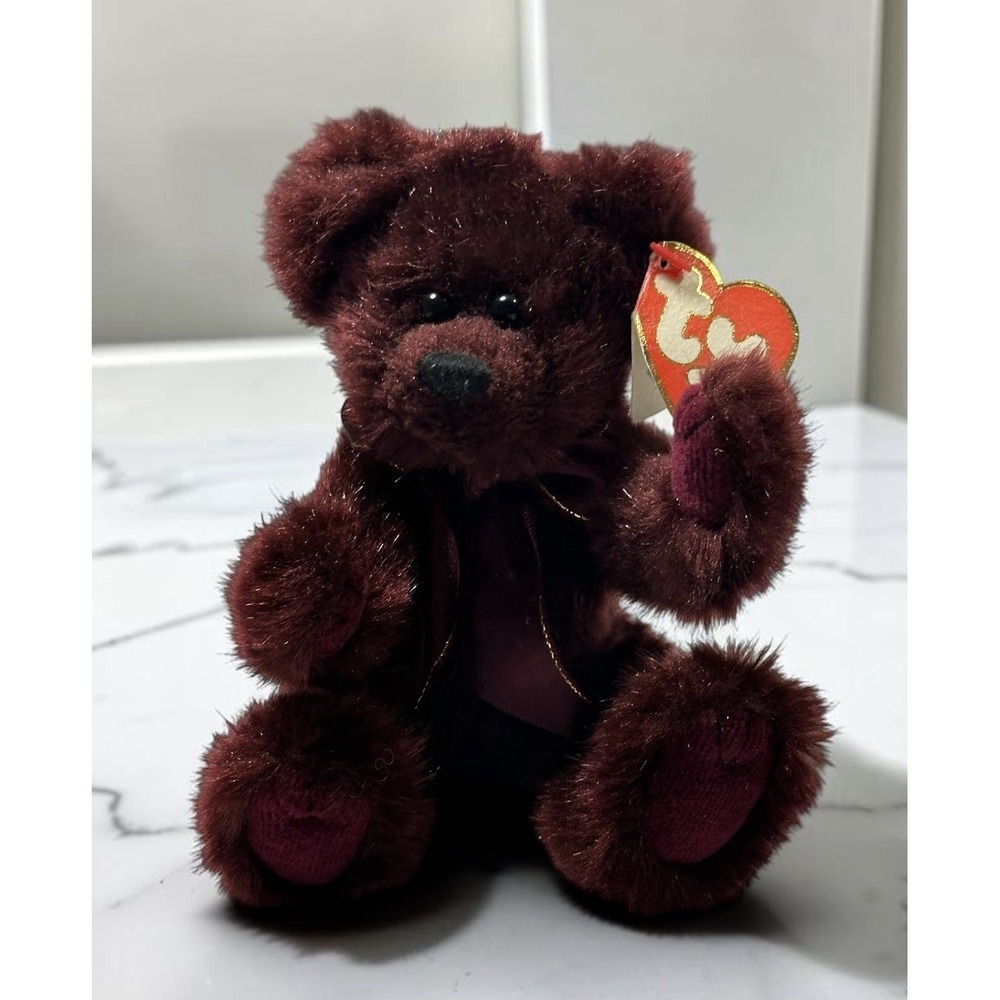 Retired Ty Beanie Baby "Burgundy" Moveable Arms And Legs‎